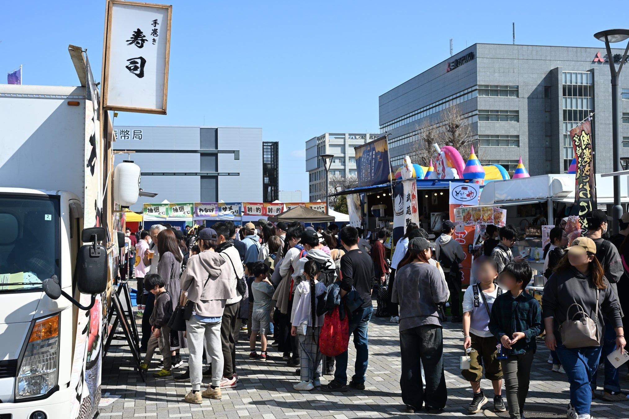主催者提供の飲食エリアのイメージ。